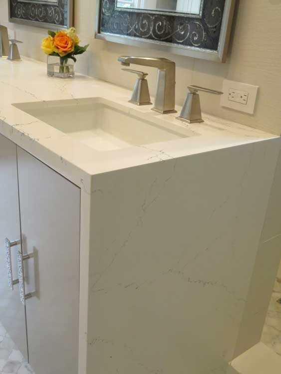 Marin County bathroom by Miconi Marble & Tile — master bathroom remodel (project 25)