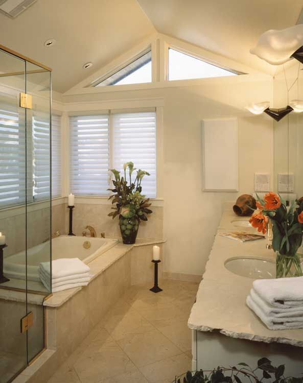 Marin County bathroom by Miconi Marble & Tile — porcelain bathroom wall tile (project 3)