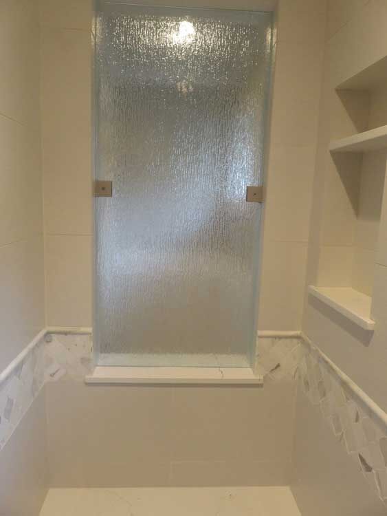 Marin County bathroom by Miconi Marble & Tile — porcelain bathroom wall tile (project 33)