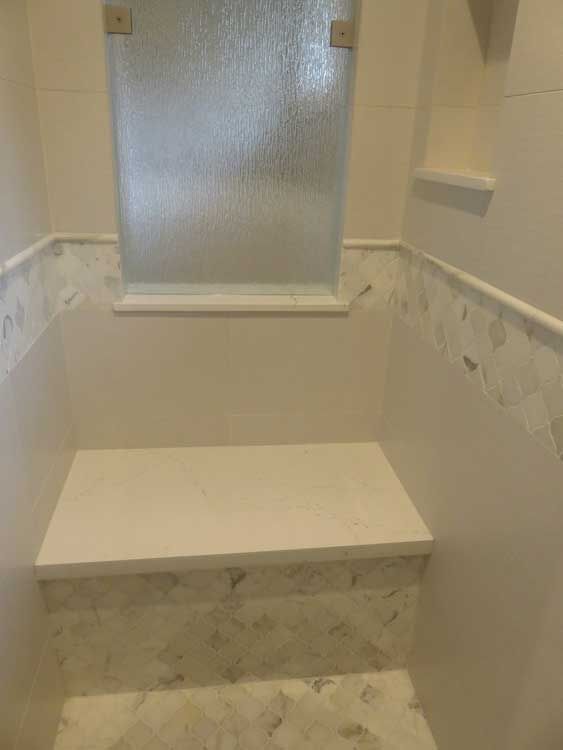 Marin County bathroom by Miconi Marble & Tile — master bathroom remodel (project 35)