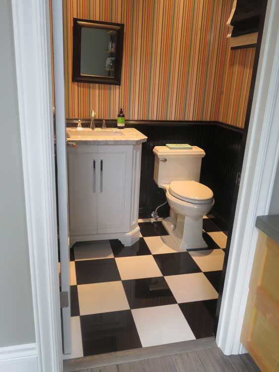 Marin County bathroom by Miconi Marble & Tile — bathtub tile surround (project 47)